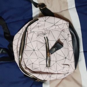 Pink mini backpack